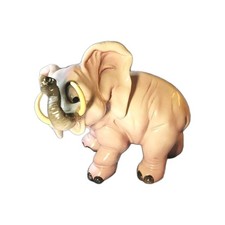 Guido Cacciapuoti Silvio Righetto Purple Elephant Figurine Italy Ceramic picture