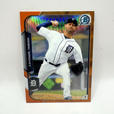 Topps 2014 Bowman Chrome Anibal Sanchez Orange Parallel 11/25 #40 Tigers picture