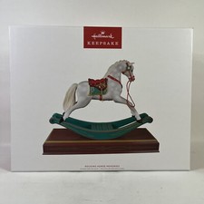 HALLMARK Large Rocking Horse Memories 2022 Christmas Table Decoration Motion picture