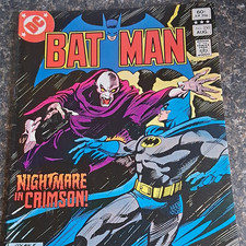 Vtg Batman DC Comic Book #350 Aug 1982 Nightmare in Crimson DC Comics picture