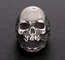 SCREAMING MUMY SKULL METAL RING  BRX2X men skeleton biker punk skulls rings picture