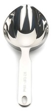 RSVP International Endurance Oval Measuring Scoop, 1/2 cup, Stainless Steel picture