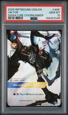 2025 RIFTBOUND ORIGINS #308* VIKTOR SIGNATURE OVERNUMBER PSA 10 picture