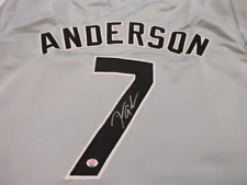 Tim Anderson of the Chicago White Sox signed autographed baseball jersey PAAS CO picture
