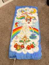 Vintage Rainbow Brite Sleeping Bag 1980s Size 5 Made USA Original Owner 1987 picture