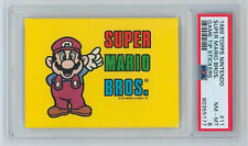1989 Topps Nintendo SUPER MARIO BROS. #11 Game Tip Sticker PSA 8 NM-MT picture