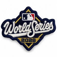 2026 World Series Patch 2x2.5 Inch Official MLB Logo Iron on Sew on picture