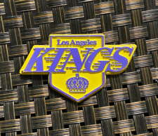 VINTAGE NHL HOCKEY LOS ANGELES KINGS TEAM LOGO COLLECTIBLE RUBBER MAGNET RARE picture