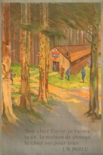 YMCA Vintage War Poster 🌲 - 1914-1918 - 16x24” - Early 20th Century Decor 🌟 picture