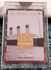 2020 THE BAR PIECES OF THE PAST ~ HYBRID EXCLUSIVE ~ THE TITANIC #ITNM-TITANIC1 picture