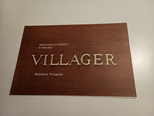 1962 Mercury Comet Villager Sales Brochure picture