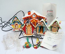VTG Mr. Christmas Mickey's Clock Shop Animated Disney Holiday Works *READ 1993 picture