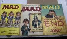 3 Vintage 1950s mad magazine comics 36, 46, 48, Wally Cox  picture