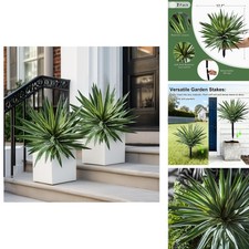 Artificial Agave Plant 16inch 2 Pcs White Yarmare picture