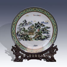Jingdezhen High End Landscape Porcelain Porcelain Plate Decoration picture
