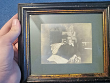 Antique Circa 1900 Picture W/ Original Wooden Frame picture