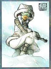 2010 Topps Star Wars Galaxy Series 5 BASE Trading Card #17 / AHSOHA TANO picture