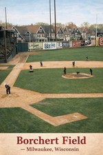 Borchert Field Milwaukee, Wisconsin Modern Vintage Postcard Baseball D342 picture