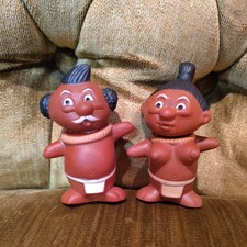 Vintage 1960's Trader Vic's Menehune Swizzle Sticks Male Female Hawaii Tiki Bar picture