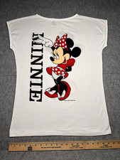Rare True Vintage Grail Walt Disney Productions Minnie Mouse Mirror Tee 75’-85’ picture