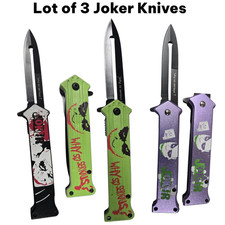 3 x Joker Tactical Spring Assisted Open Blade Folding Pocket Knife 8