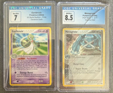 Pokemon Metagross Gardevoir CGC Cracked Case Slabs Pop Series + Gardevoir Deck picture