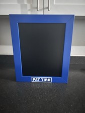 New Belgium Fat Tire Beer Bar Sign Menu Chalk Board Special Ad New 14x18 picture