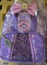 Sequin Rapunzel Disney Tangeled loungefly backpack NWT Grail Rare picture