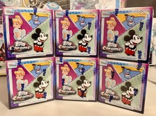 2026 Topps Disney Chrome Lot Of 6 Mega Boxes, New, Factory Sealed Mickey Minnie picture