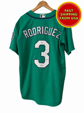 Alex Rodriguez green jersey Mariners MLB Team Signed Autographed picture