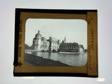 Antique Magic Lantern Slide The Chateau de Chantilly Paris, France picture