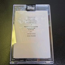 2026 Topps Marvel Mint REDEMPTION