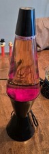 Vintage 1996 Lava Lite Midnight Series Lava Lamp - Red Original picture