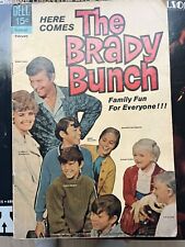 1970 1st ISSUE  THE BRADY BUNCH DELL TV  PHOTO  COMIC  VINTAGE picture