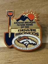 Denver Broncos 2001 Empower Field Mile High Stadium NFL Football Lapel Hat Pin picture