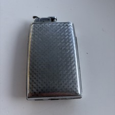 Vintage Evans Trig-A-Lite Cigarette Case Lighter Art Deco Pat 80179 Not Working picture