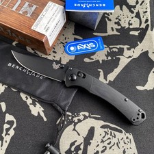 Benchmade 15085 Custom Mini Crooked River Black CPM-S30V Folding Knife picture