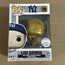 Funko POP MLB Legends New York Yankees Lou Gehrig 19 Gold Chase Missing Sticker picture