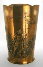 Wendell August Forge Bronze Pitcher depicting Landing of Columbus picture