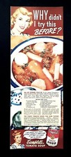 Campbell's tomato soup ad vintage 1949 original beef stew recipe advertisement  picture