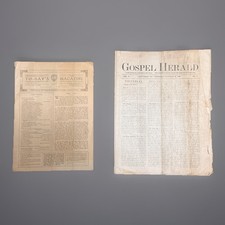 Rare 1909 1912 Antique Magazine Newspaper Ephemera Lot Fashion Ads Religious picture
