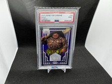 2023 Topps Chrome Disney 100 Maui Purple Refractor #26 /299 - Moana PSA 9 picture