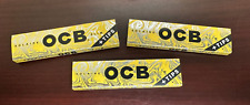 OCB Solaire Slim Rolling Papers + Tips -3 Packs picture