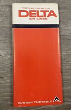 1974 Delta Air Lines System Timetable - May1, 1974 Thru May 31, 1974 picture