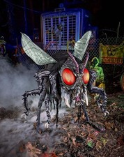 05020557 Spirit Halloween 4 Ft Buzz Mosquito Animatronic Prop 2026 picture