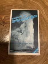 RARE 1972 Yellstone National Park Upper Geyser Basin Guide Old Faithful picture