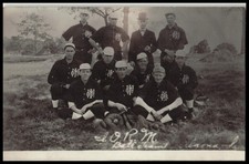 Vintage KRUXO RPPC IORM Baseball Team Laona Illinois IMPROVED ORDER OF RED MEN picture