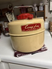 Vintage Kwik Way One Gallon Camp Jug With Handle Cold Hot picture