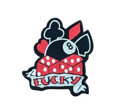 Lucky 8 Ball dice cards 3 Inch Embroidered Patch AK F5D27X picture