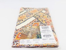 Persian Garden Tablecloth by Sunweave Linen Corp, Folkways Collection 70x90 USA picture